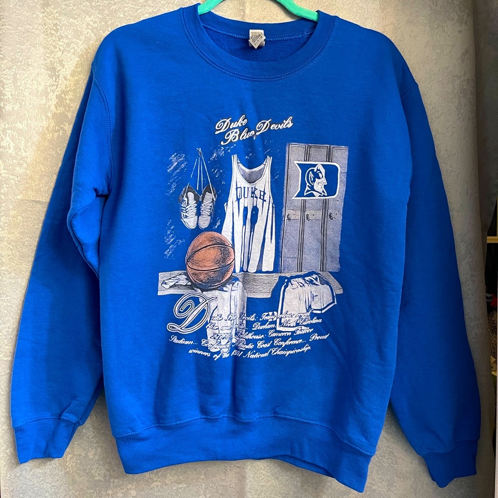 Duke Blue Devils Sweatshirt size S unisex